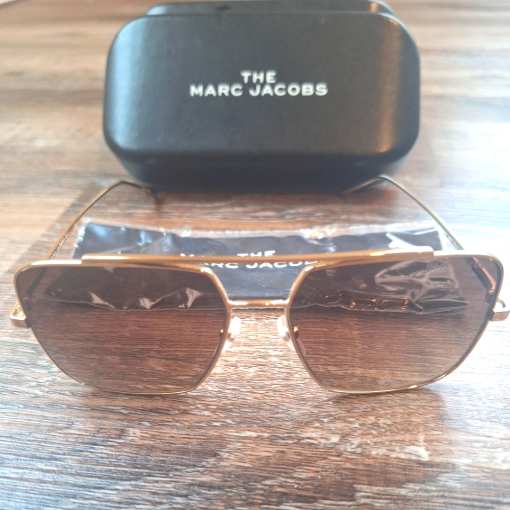 Marc Jacobs Gold Sunglasses